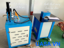 Máy cắt kẹp góc ống gió